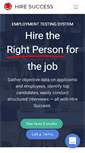 Mobile Screenshot of hiresuccess.com